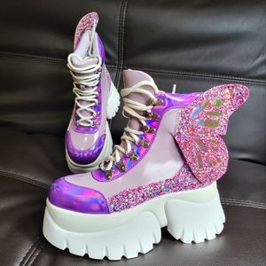 Koi Butterfly Platform Boots